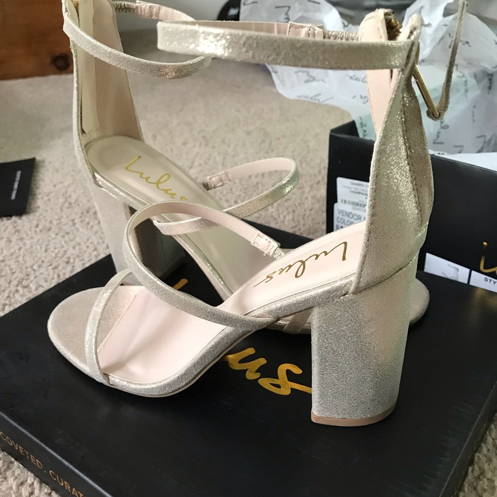 Champagne heels